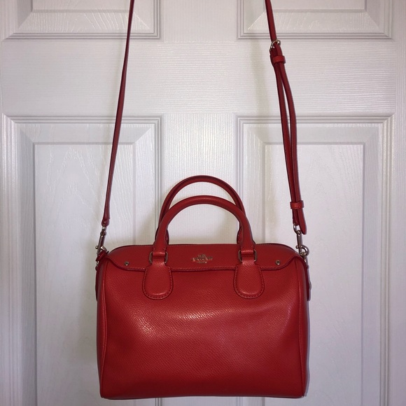 Coach Bennett Satchel Crossbody Leather Bag - Picture 4 of 12